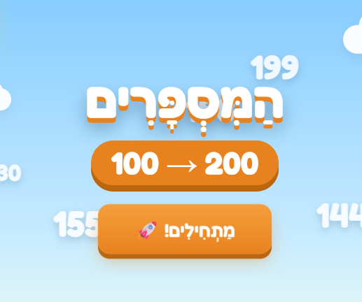 מצגת אינטראקטיבית לכיתה ב בנושא המספרים עד 200