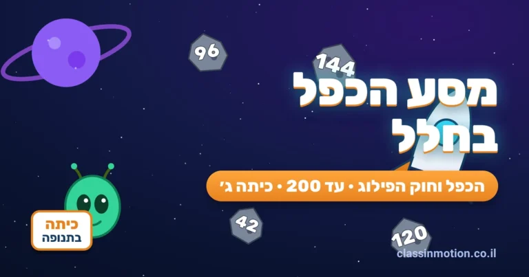 מצגת חשבון אינטראקטיבית לכיתה ג כפל עד 200 חלק ראשון