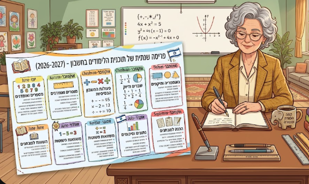 פריסת תוכנית לימודים ליסודי בחשבון